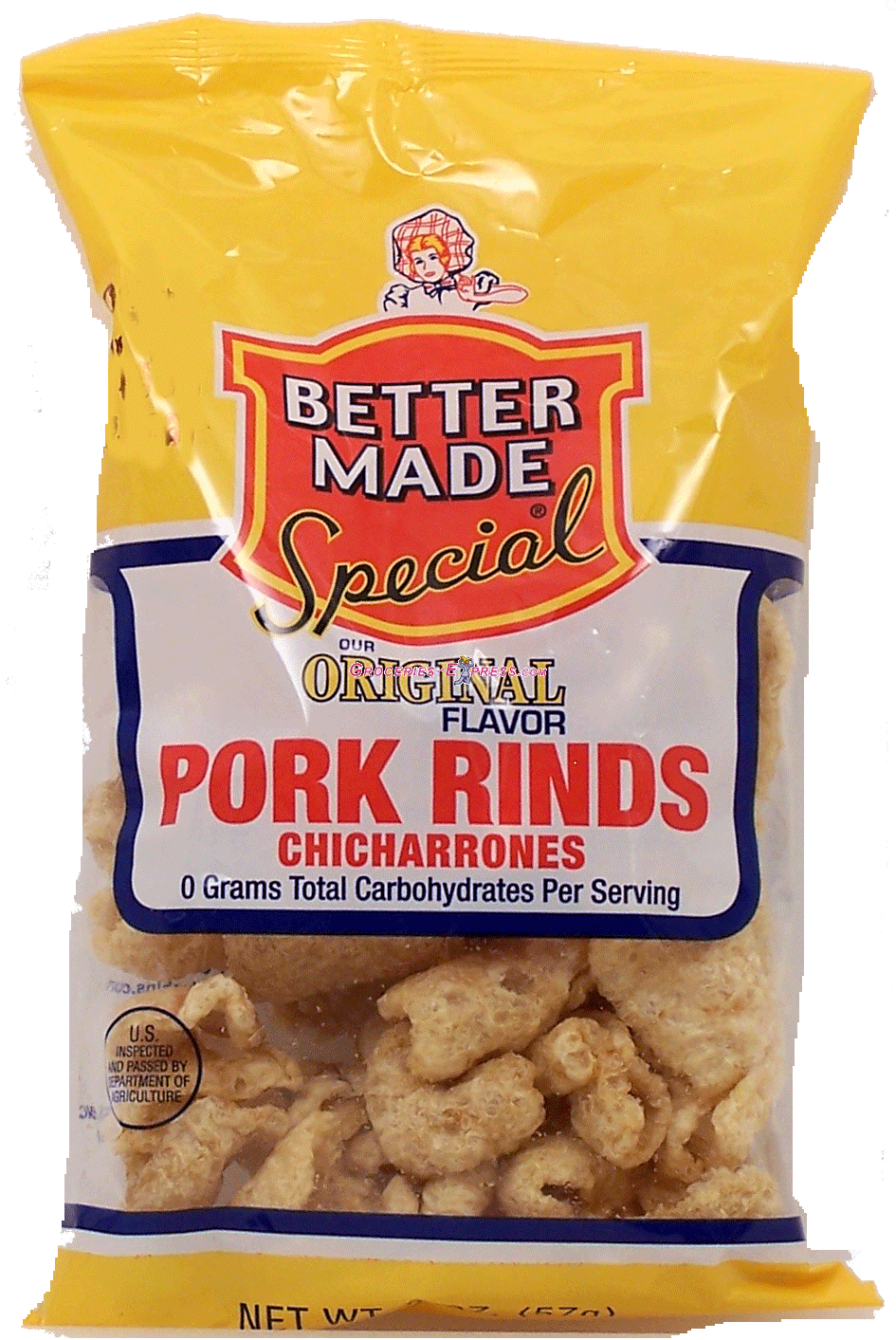 Better Made  original flavor pork rinds, chicharrones Full-Size Picture